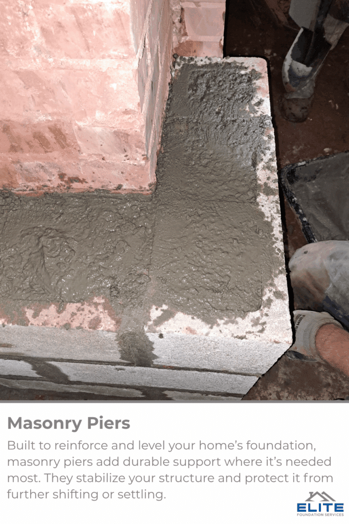Foundation Services Masonry Pier Durham NC