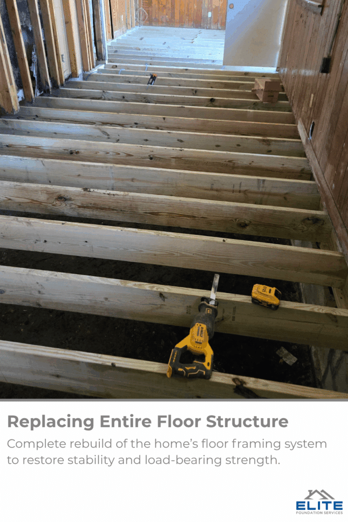 Replace Floor Structure Foundation Services Raleigh NC