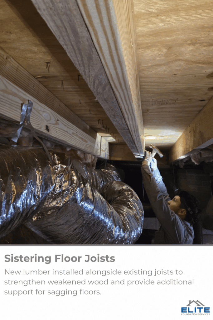 Sistering Floor Joists Raleigh NC